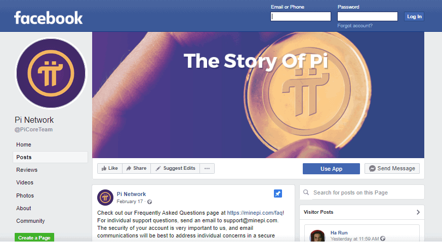 pi-feacbook-6 پاینتورک (Pi Network)