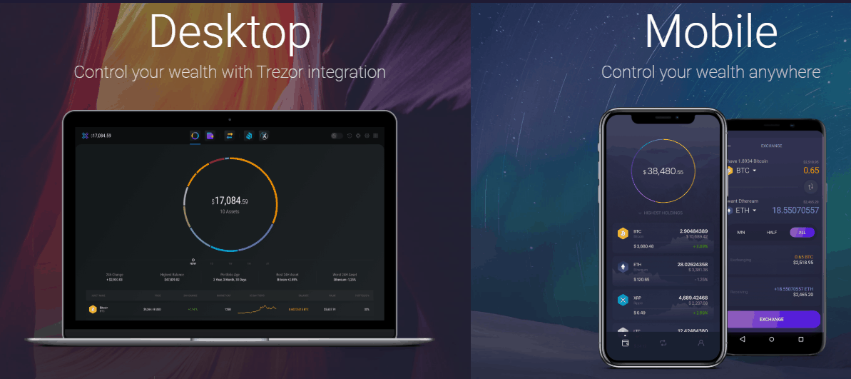 انواع نسخه های والت اکسدوس کیف پول اکسدوس
